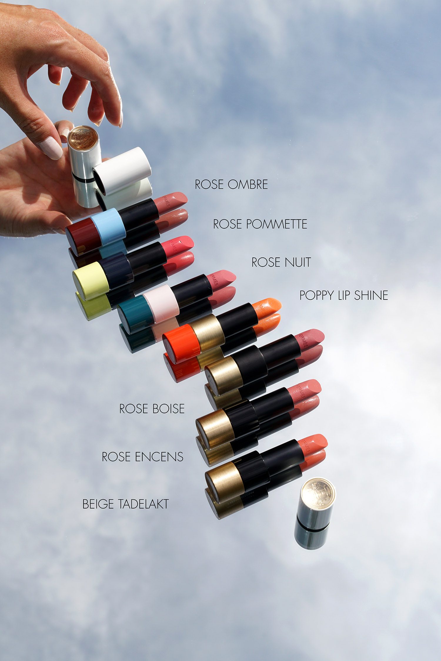 hermes lipstick swatches