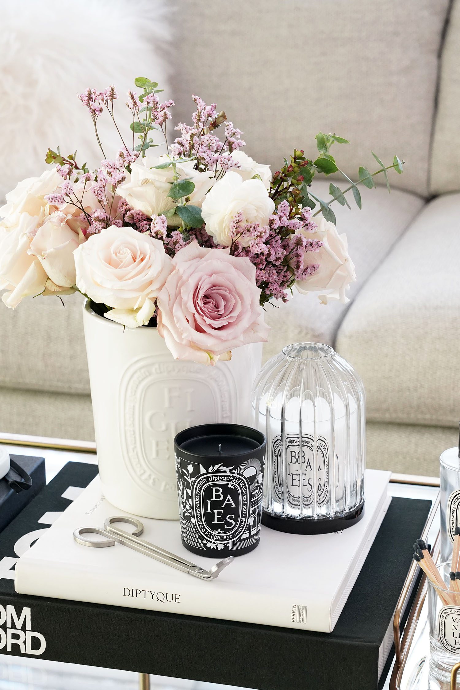 diptyque candles decor