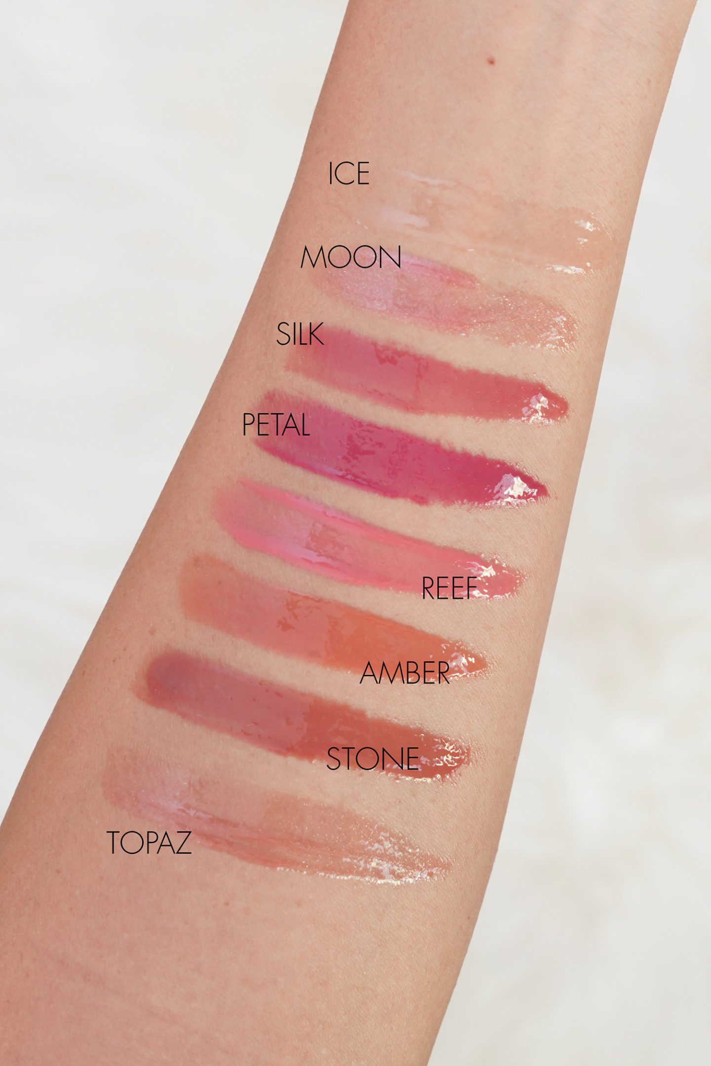 Maybelline Lifter Lip Gloss Swatches