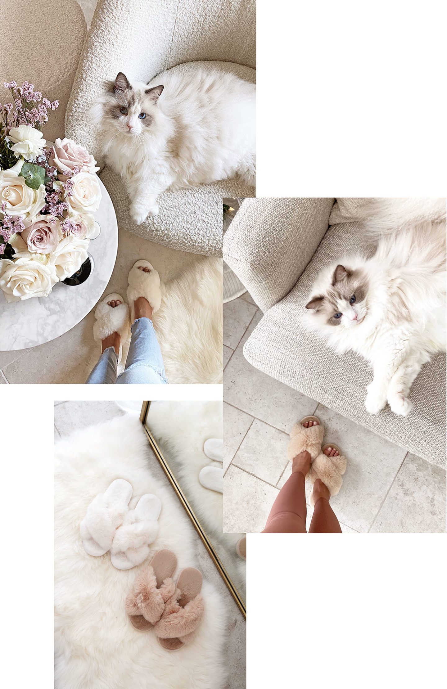 Amazon Soft Plush Furry Cozy Open Toe Slippers | The Beauty Lookbook