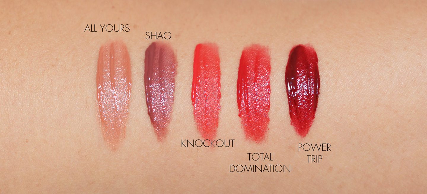 NARS Air Matte Lip Color swatches