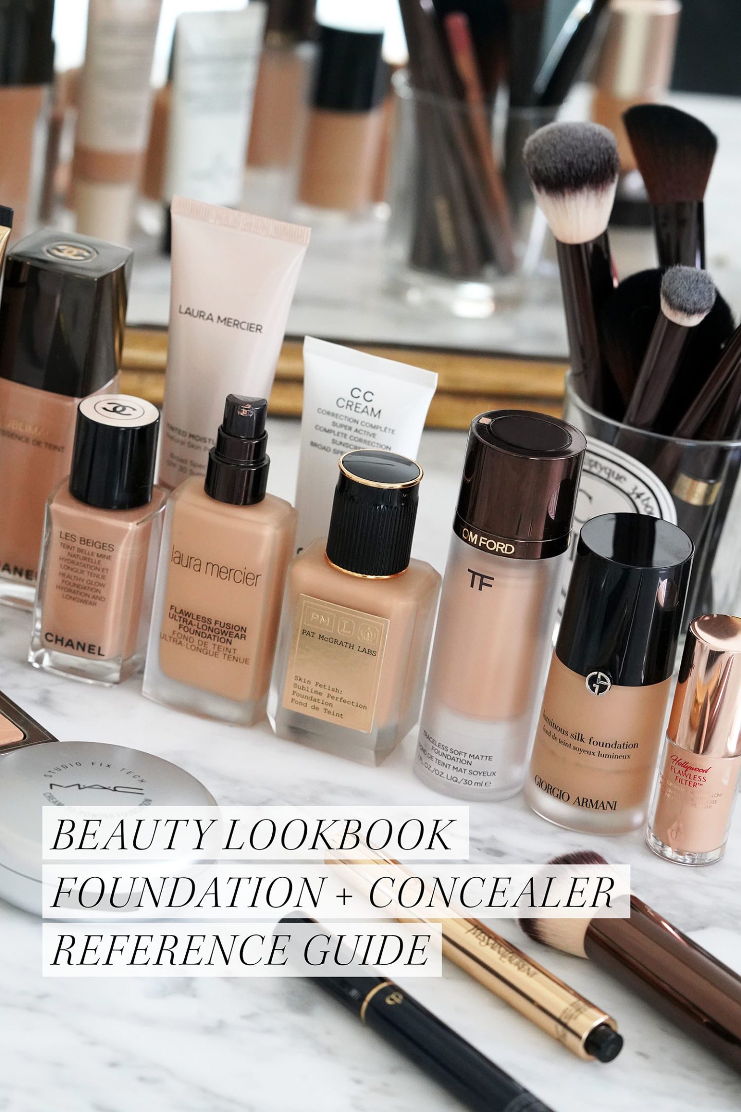 Foundation Concealer Guide for MAC NC35 Chanel B40 