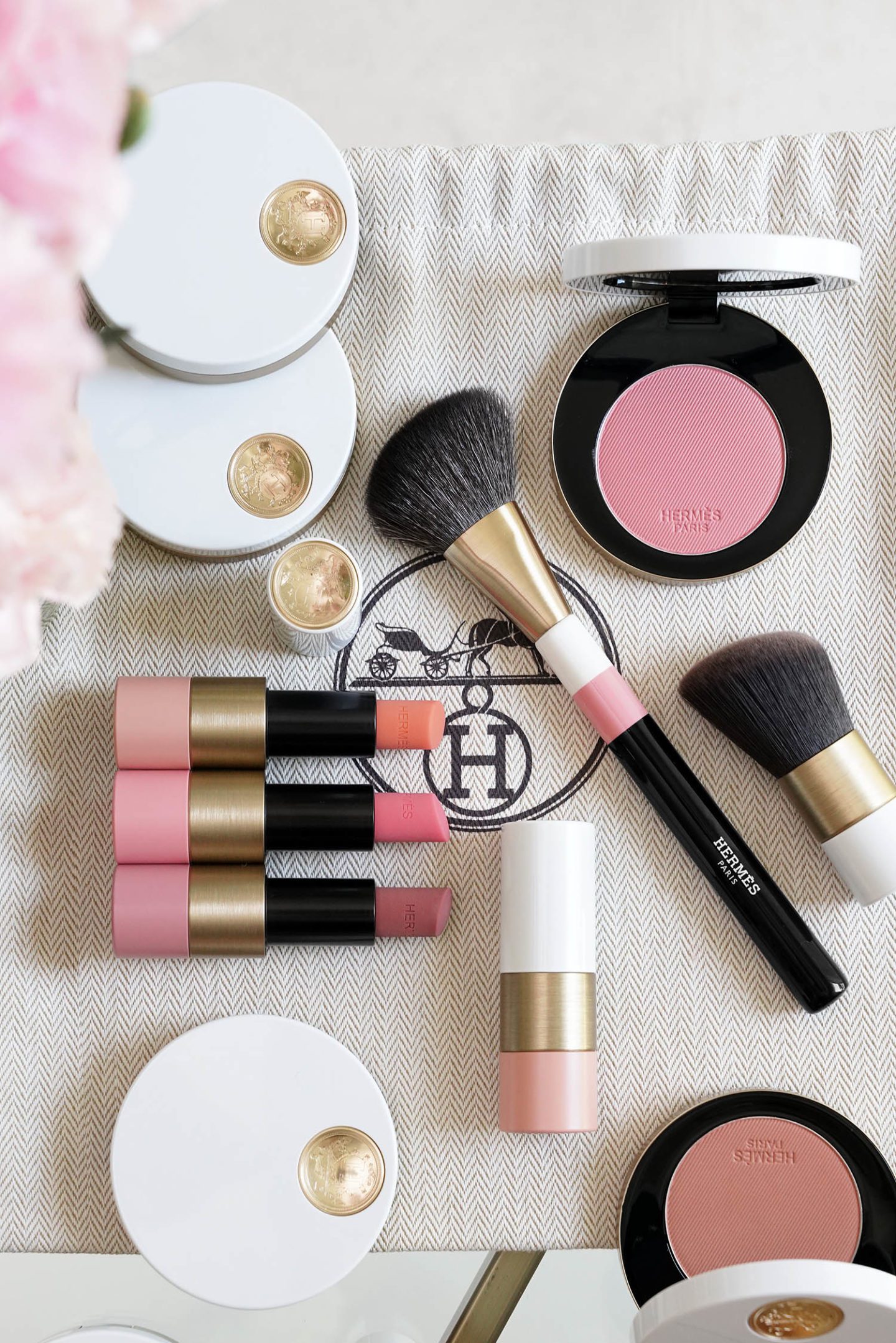 Rose Hermes Silky Blush Powder + Rosy Lip Enhancer Review