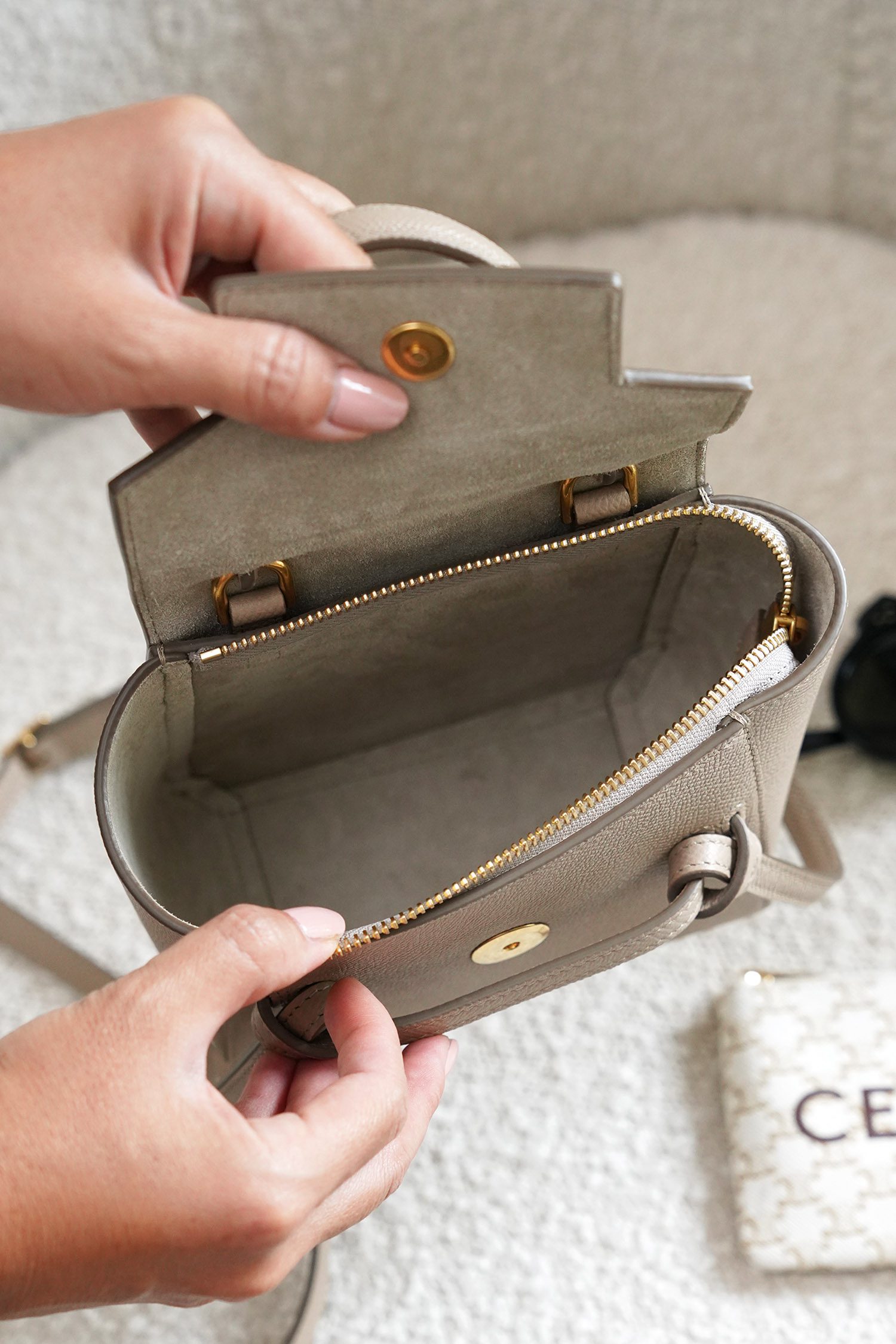 CELINE BELT BAG REVIEW  Size Comparison with Mini, Nano, Micro & Pico Bag,  Wear & Tear, WIMB 