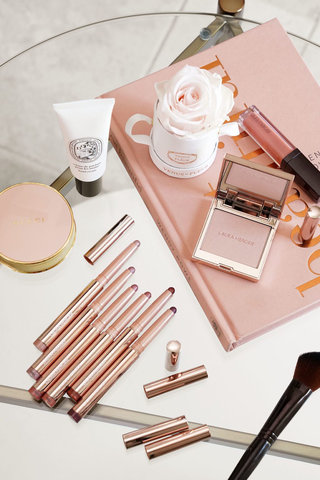 Everyday Natural Look with the Laura Mercier Rose Glow Collection The
