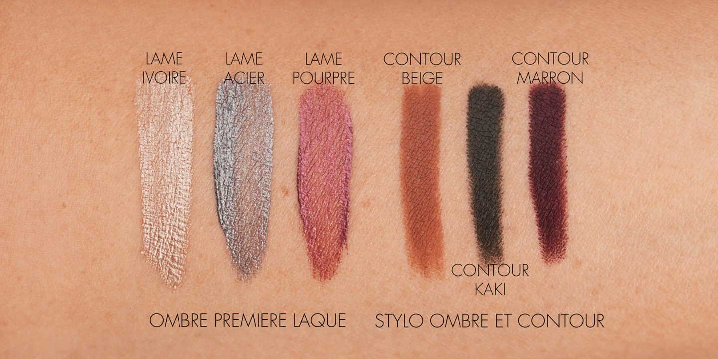 Chanel Fall Winter 2021 Eye Makeup swatches
