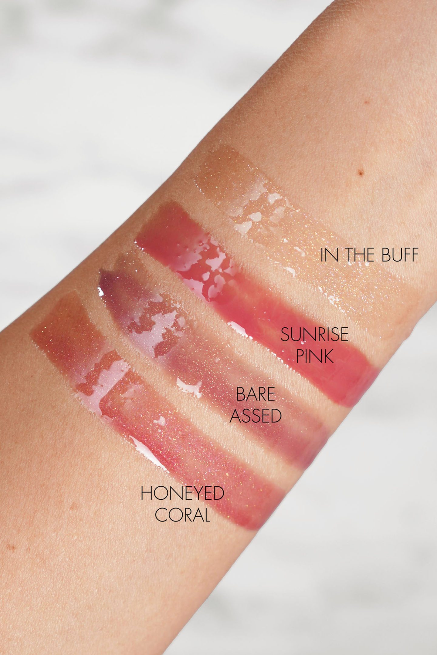 Gloss Luxe Moisturizing Lip Glosses swatches