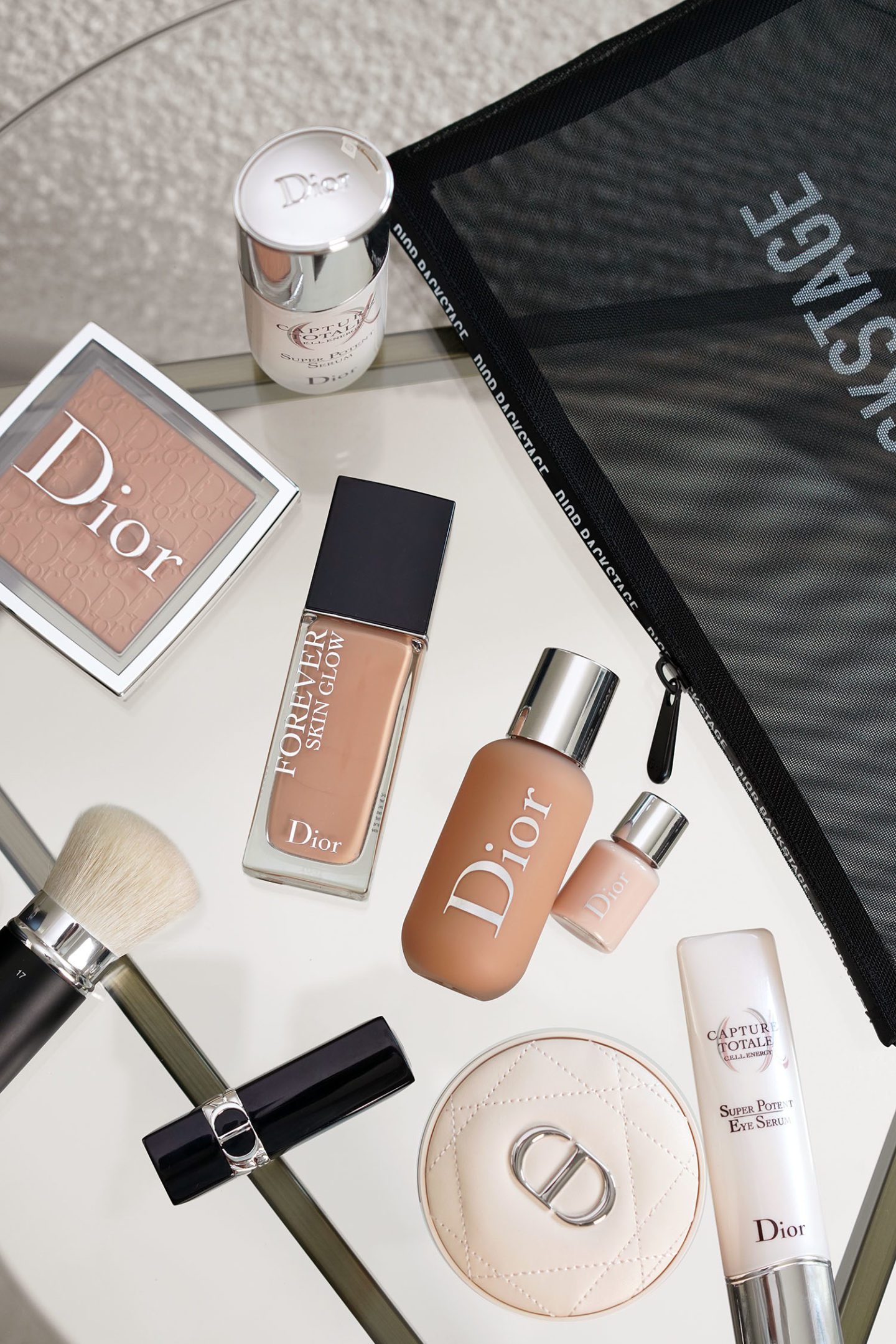 Dior Forever Skin Glow Foundation and Backstage Face and Body 3N