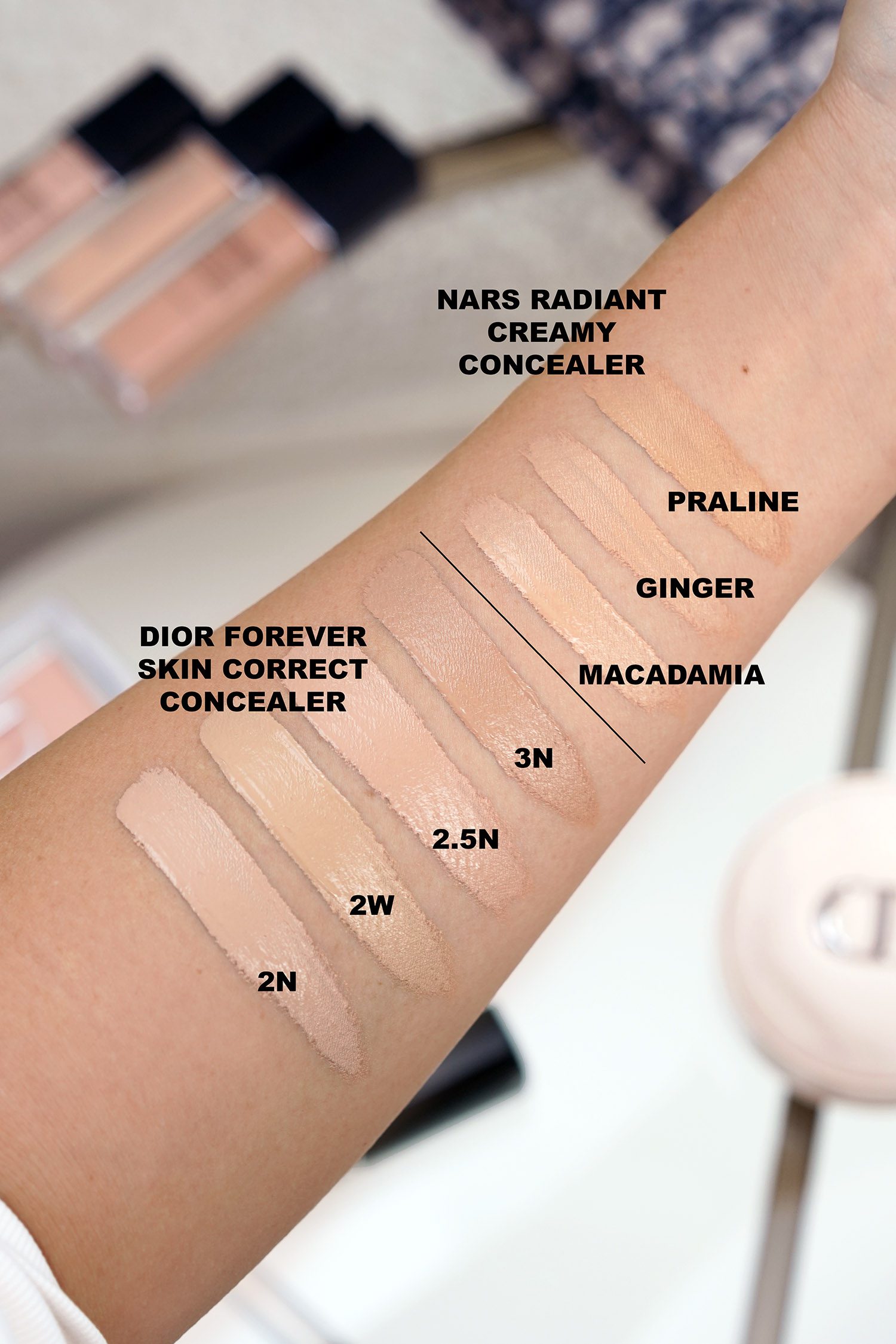 Dior 2025 forever swatches