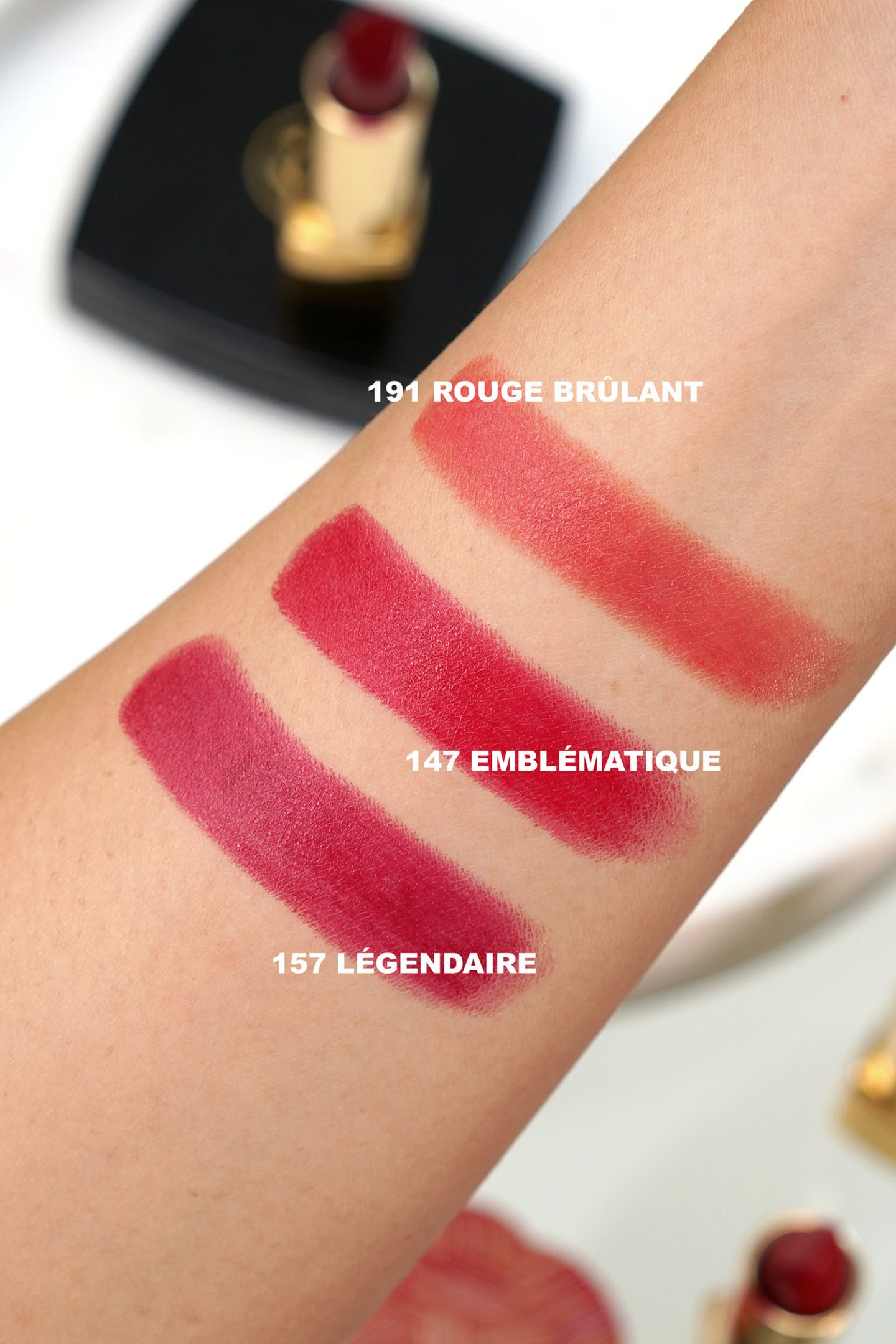 Chanel Chanel Holiday 2021 Rouge Allure No 5 Collection swatches