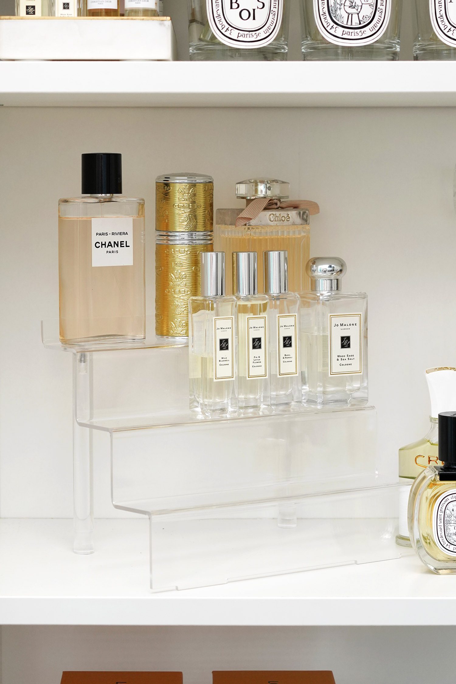 perfume shelf ideas