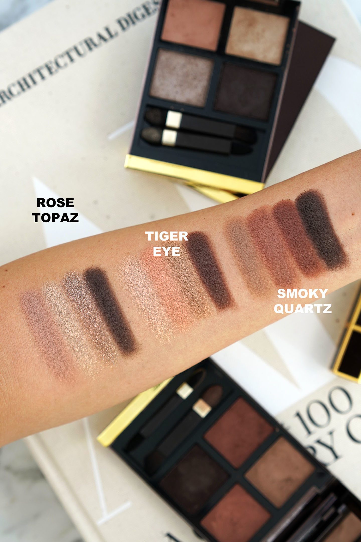 Tom Ford Eye Color Quad Creme swatches