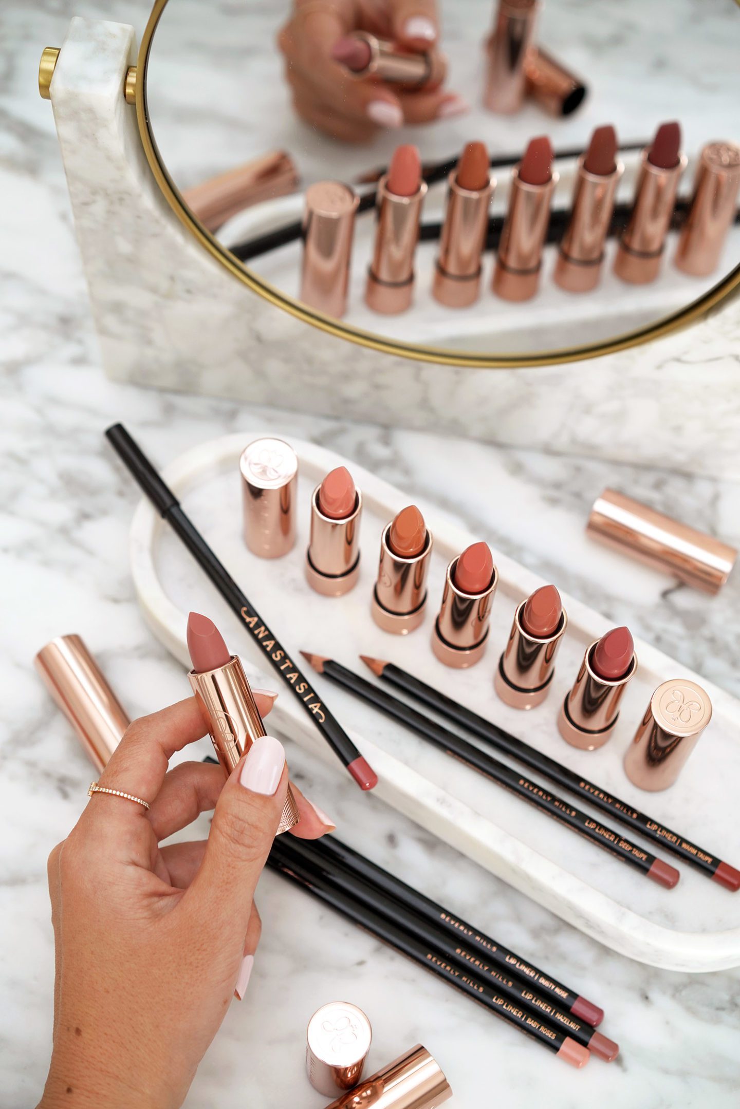 New Anastasia Beverly Hills Lipsticks and Lip Liners