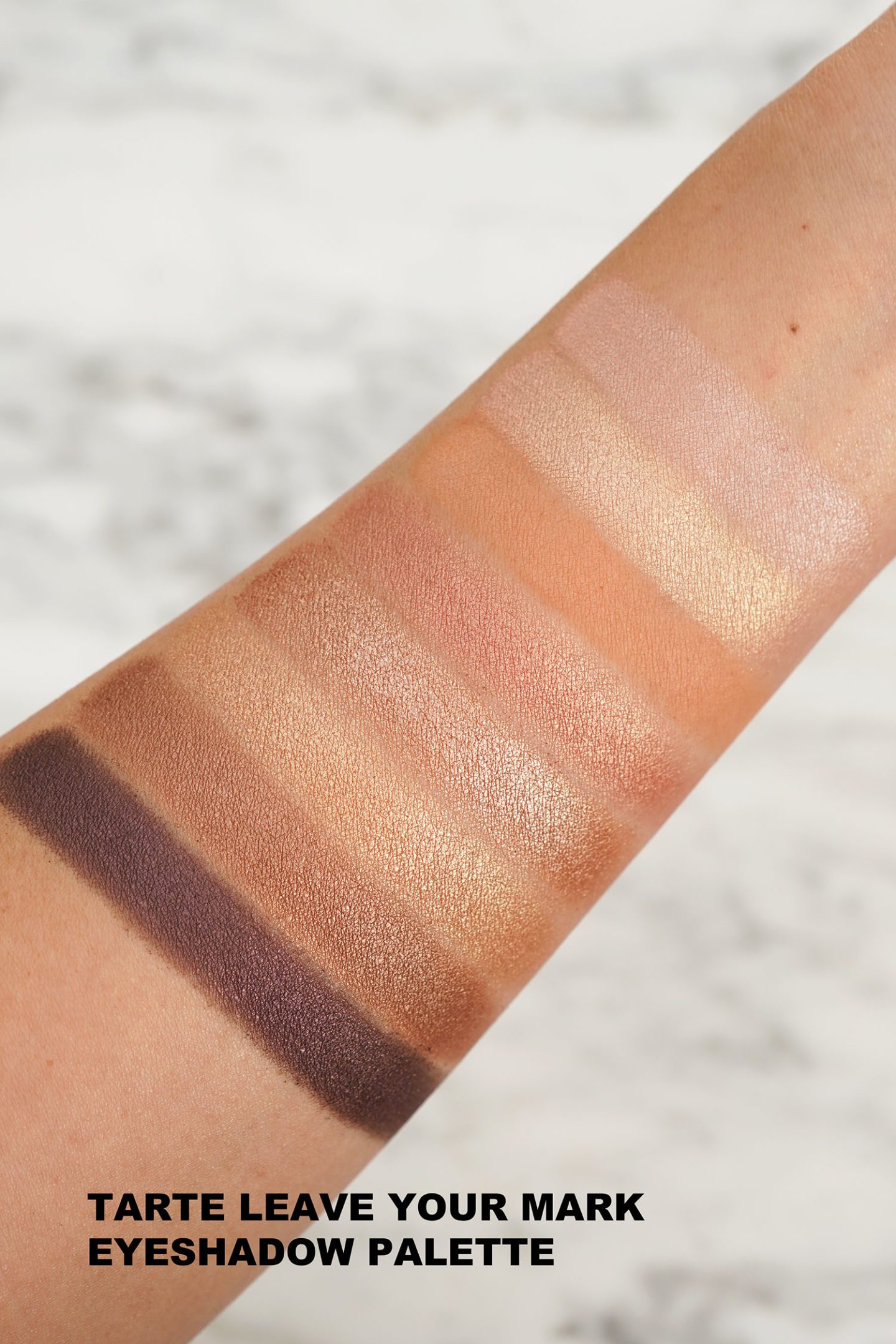 Tarte Leave Your Mark Palette swatches