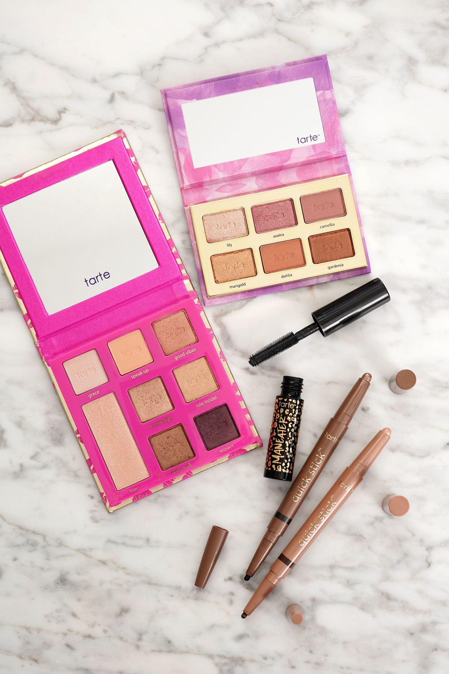 Tarte Leave Your Mark Eyeshadow Palette and Tartlette Baby Bloom