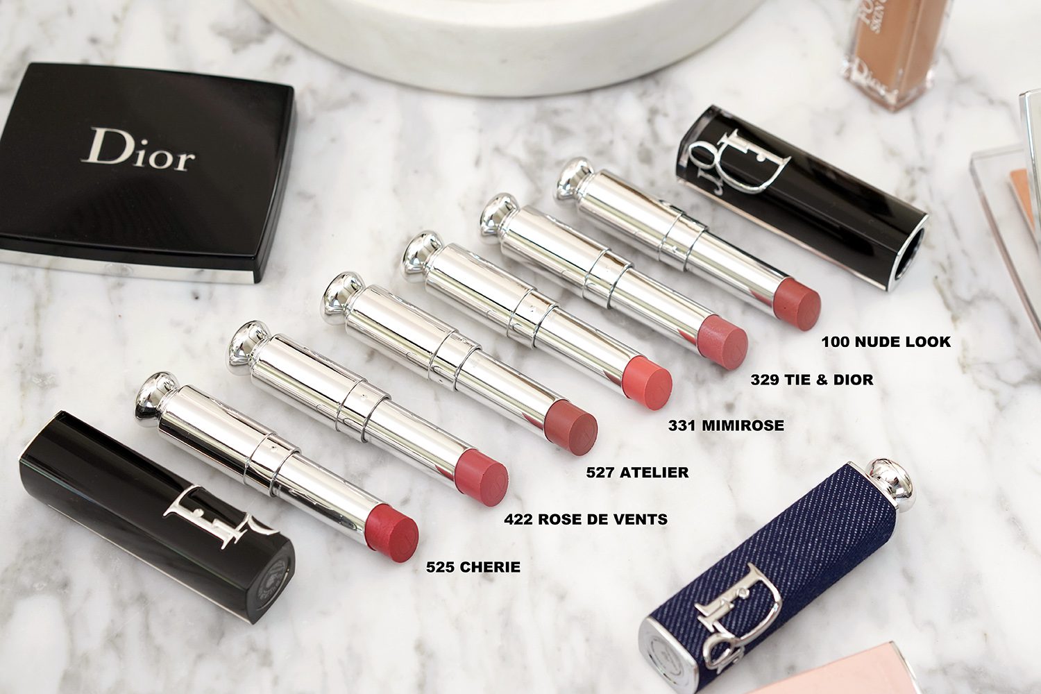 Part 5  Hydrating shine they say. Dior Addict Shine in 5 shades