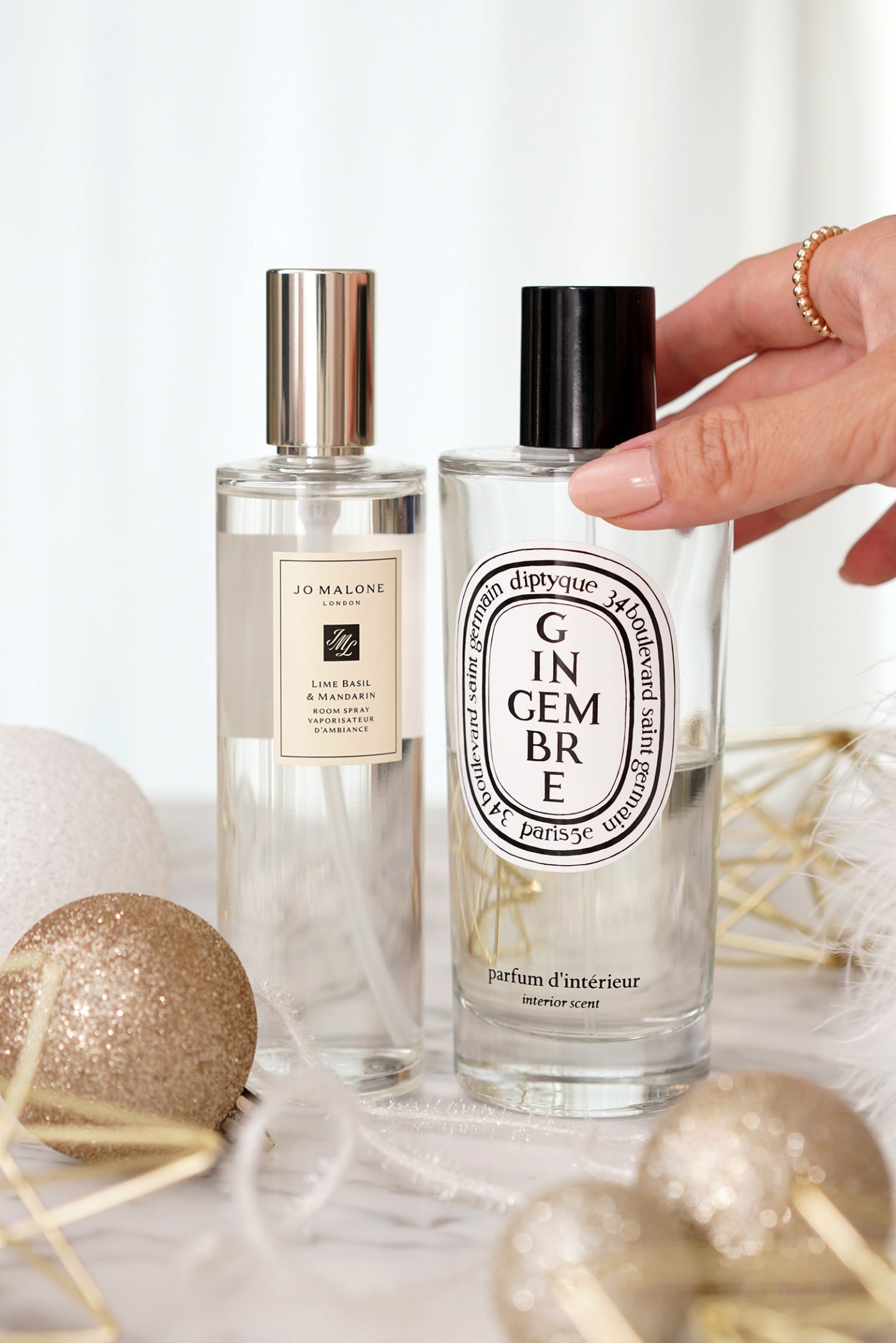 Jo Malone and Diptyque Room Sprays