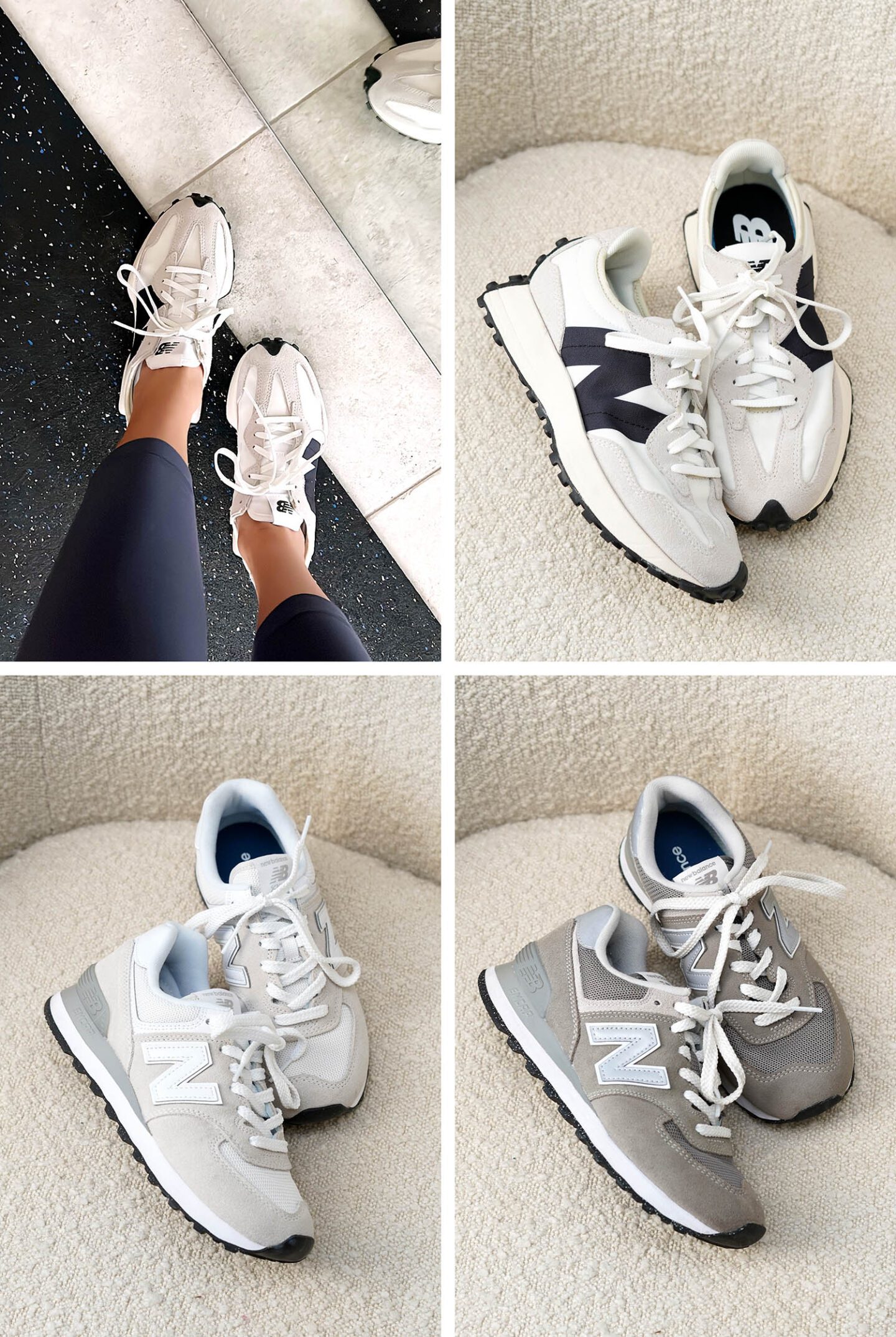 New Balance Sneakers 327 and 574