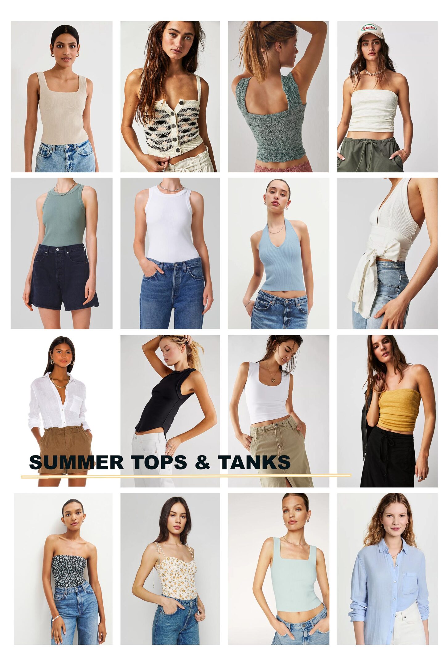 Vacation Tops and Tanks
