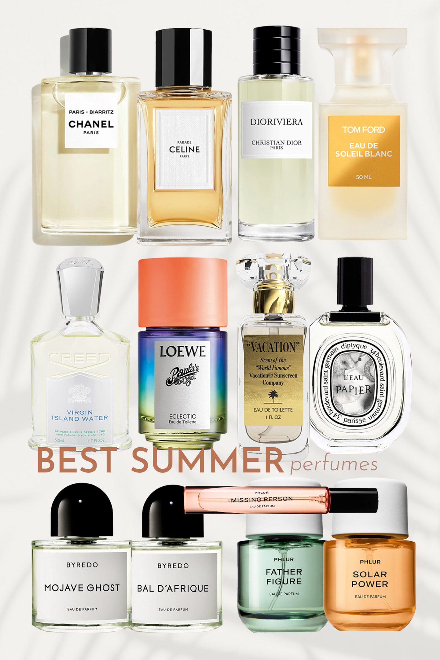 Best Summer Perfumes Beauty Lookbook
