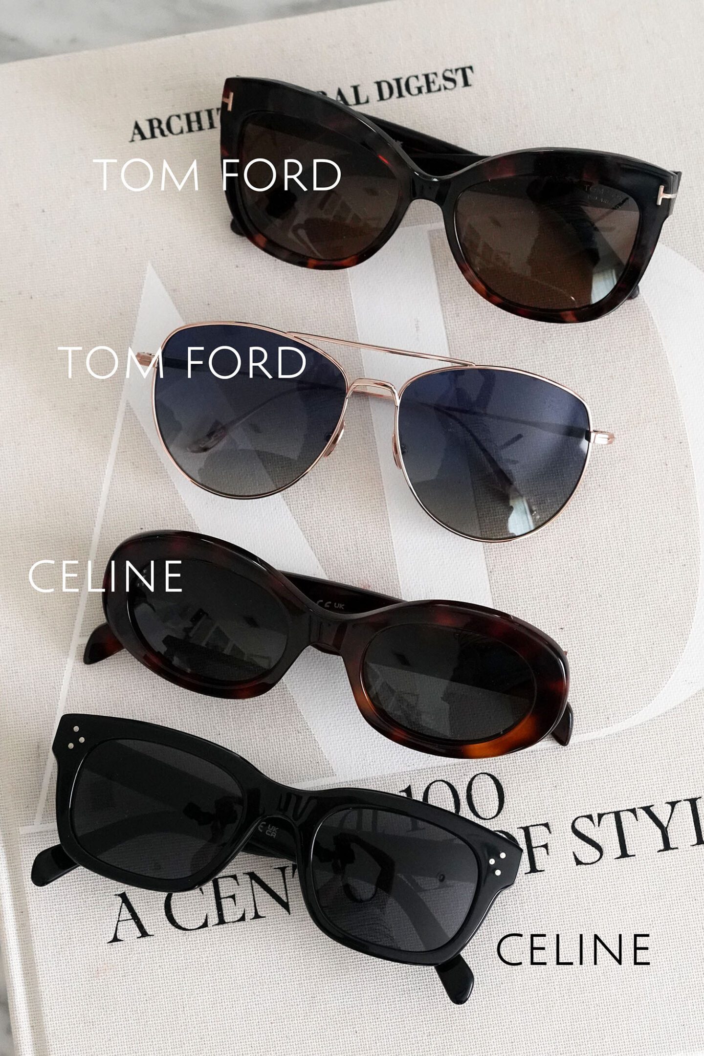 Favorite Sunglasses Tom Ford and Celine