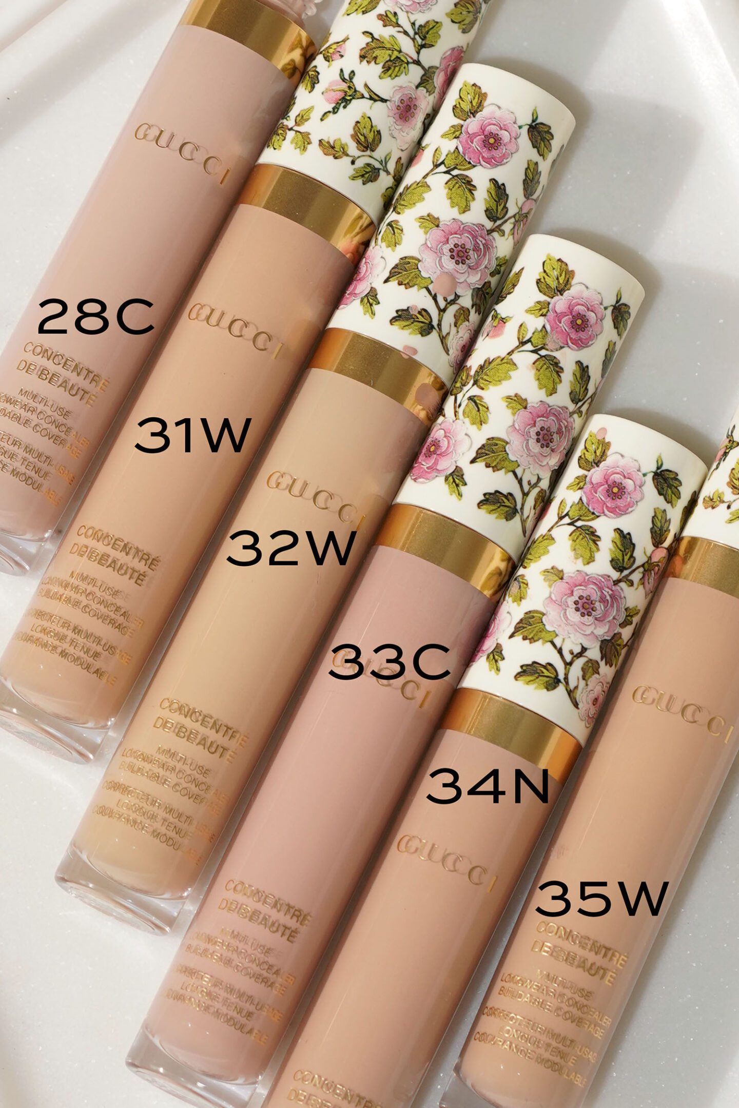 Gucci Beauty Multi-Use Long Wear Concealer review 28C to 35W