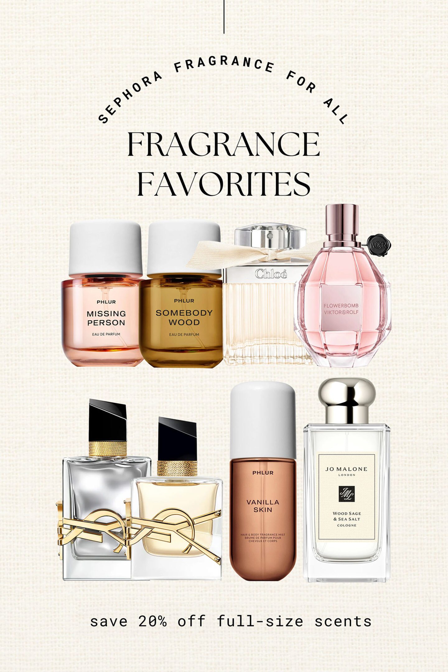 Best Sephora Perfumes to shop during the Fragrance for All Event