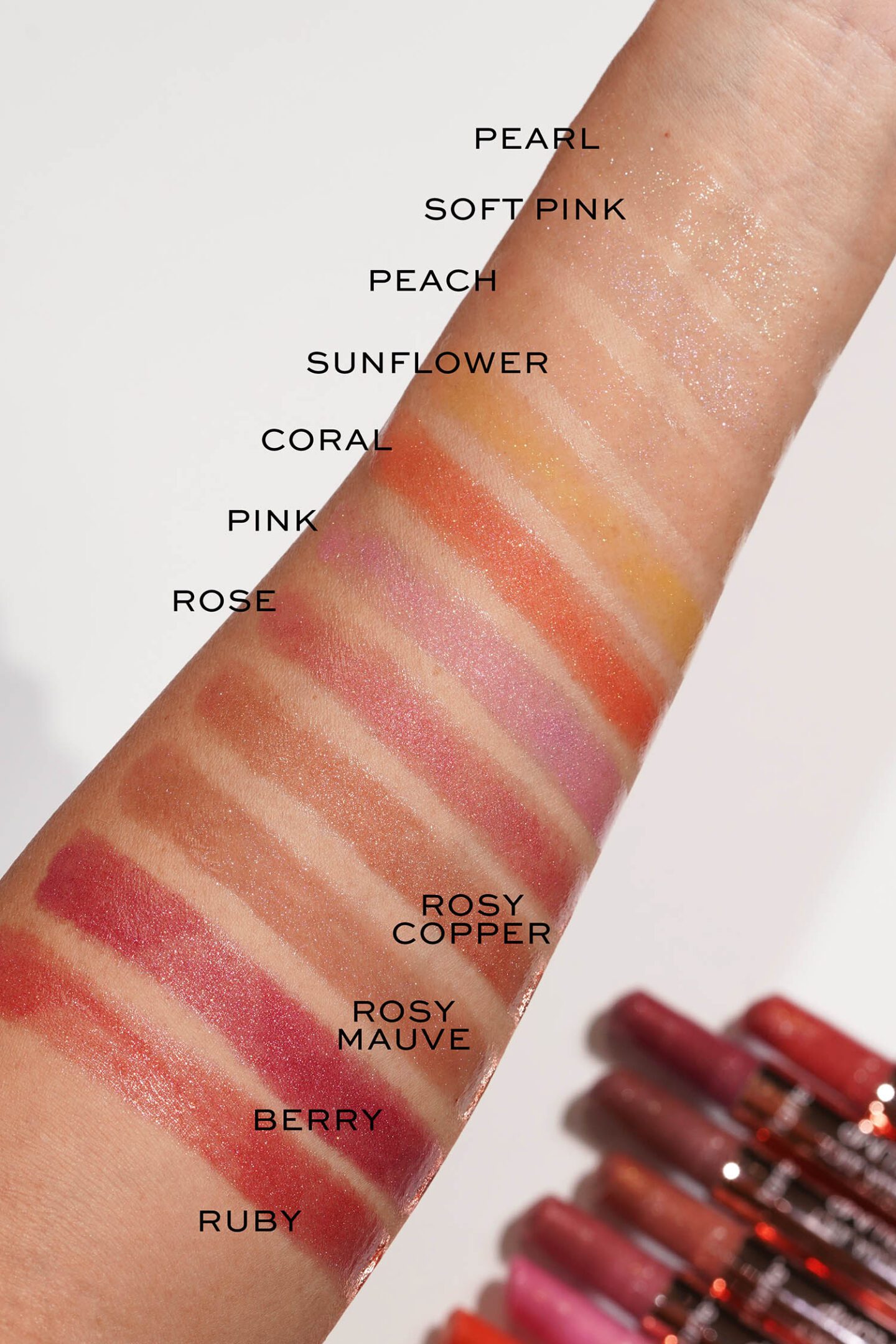 Tarte Maracuja Juicy Lip Plump Shimmer Glass swatches