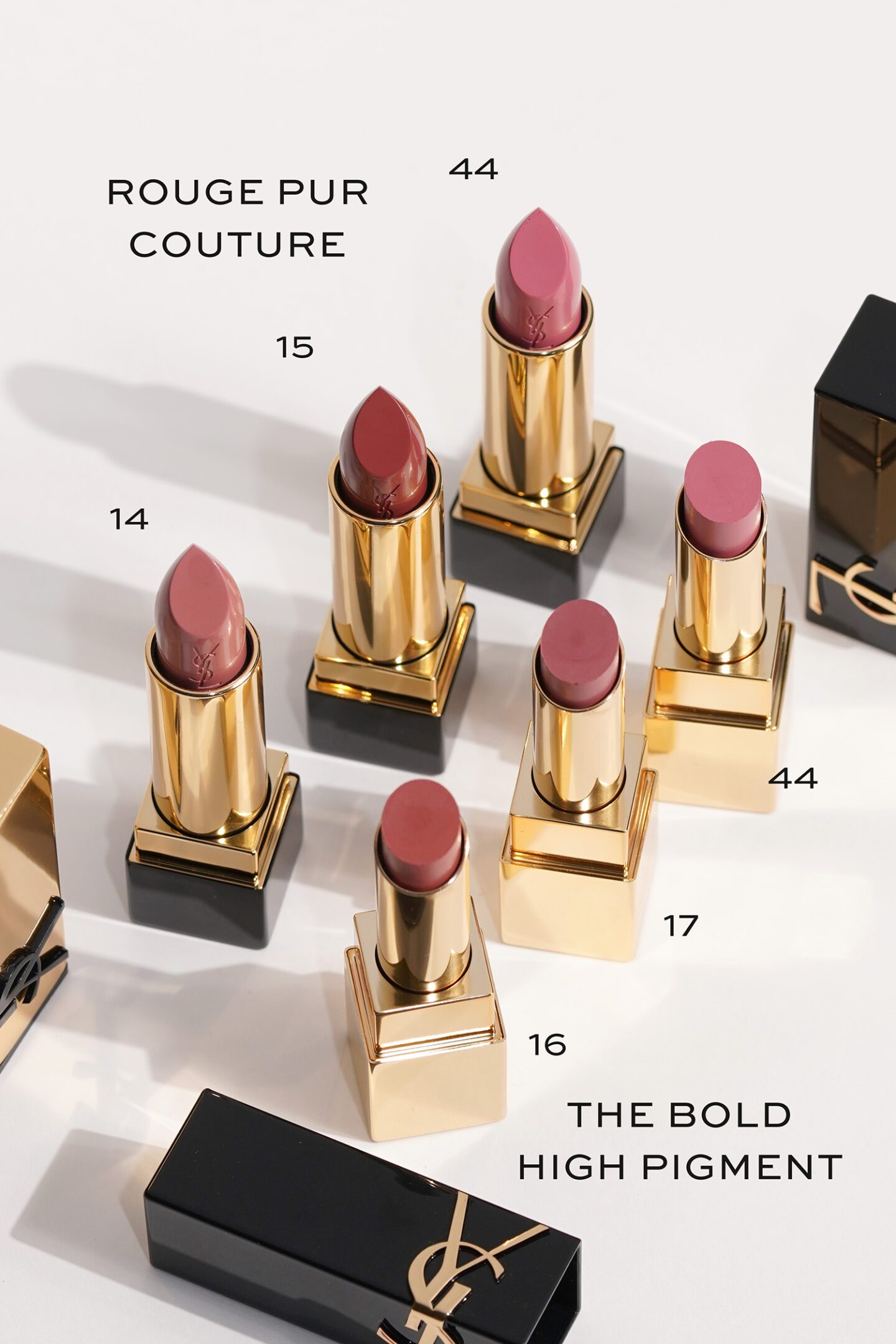 YSL Rouge Pur Couture and The Bold High Pigment new shades