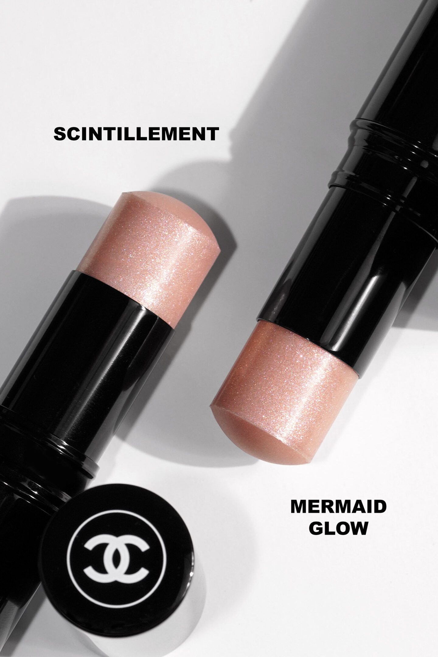 Chanel Baume Essentiel Multi-Use Glow Scintillement vs Mermaid Glow