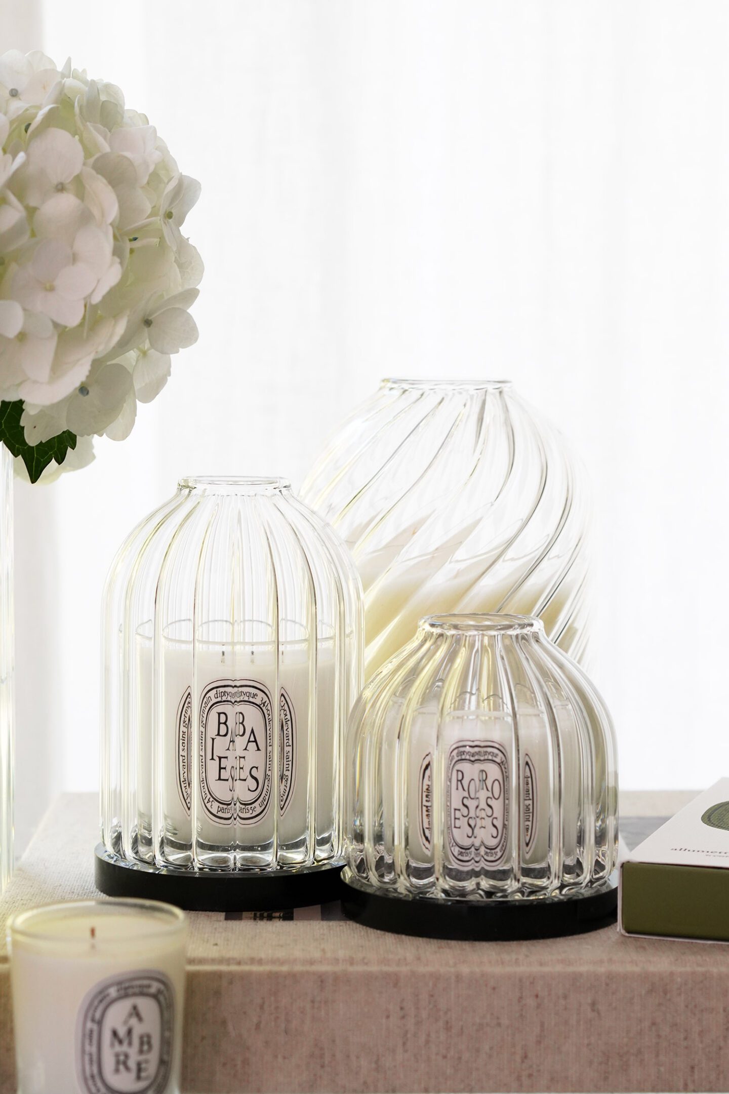 Diptyque Glass candle holders