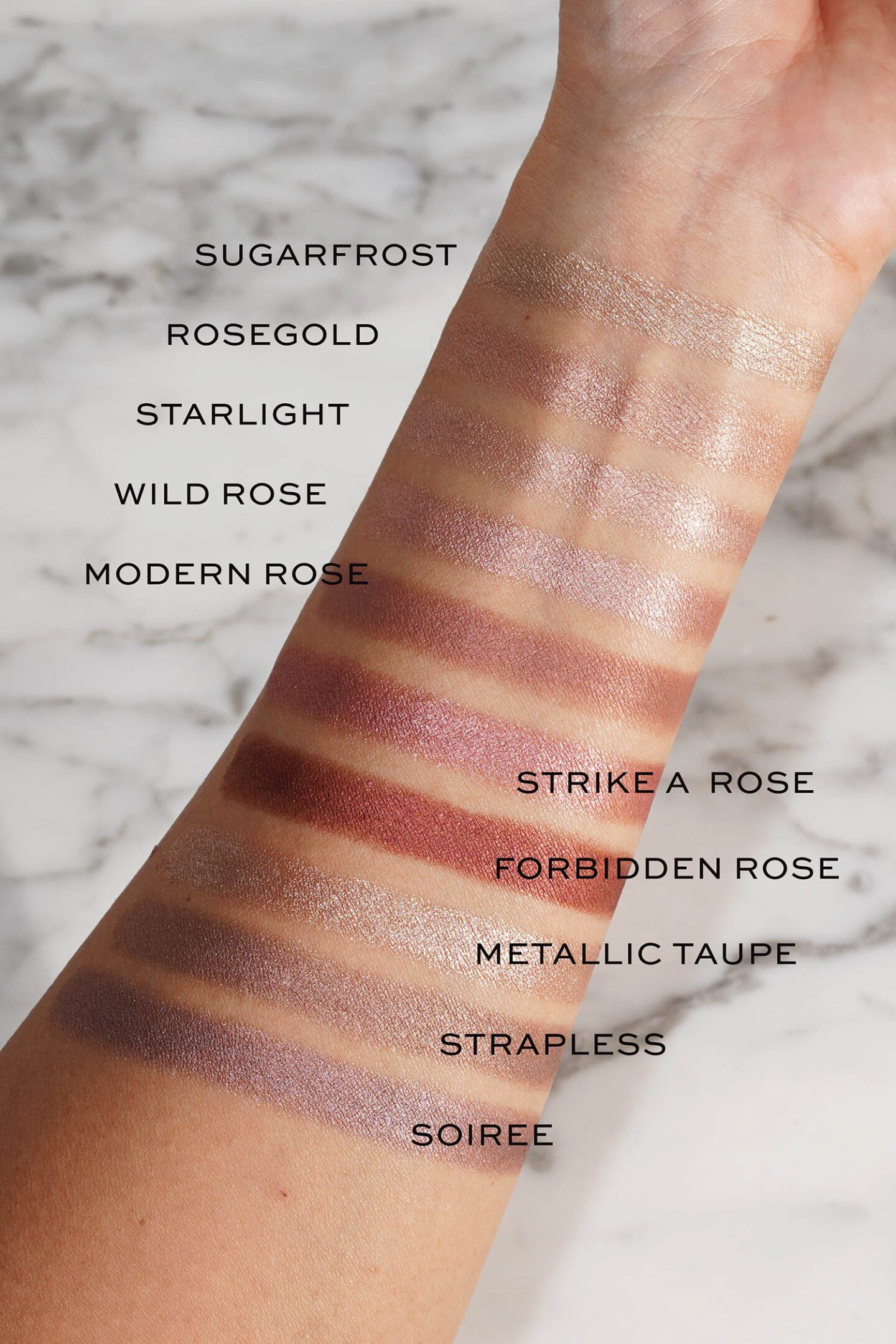 Laura Mercier Caviar Stick Eye Shadow swatches (new formula)