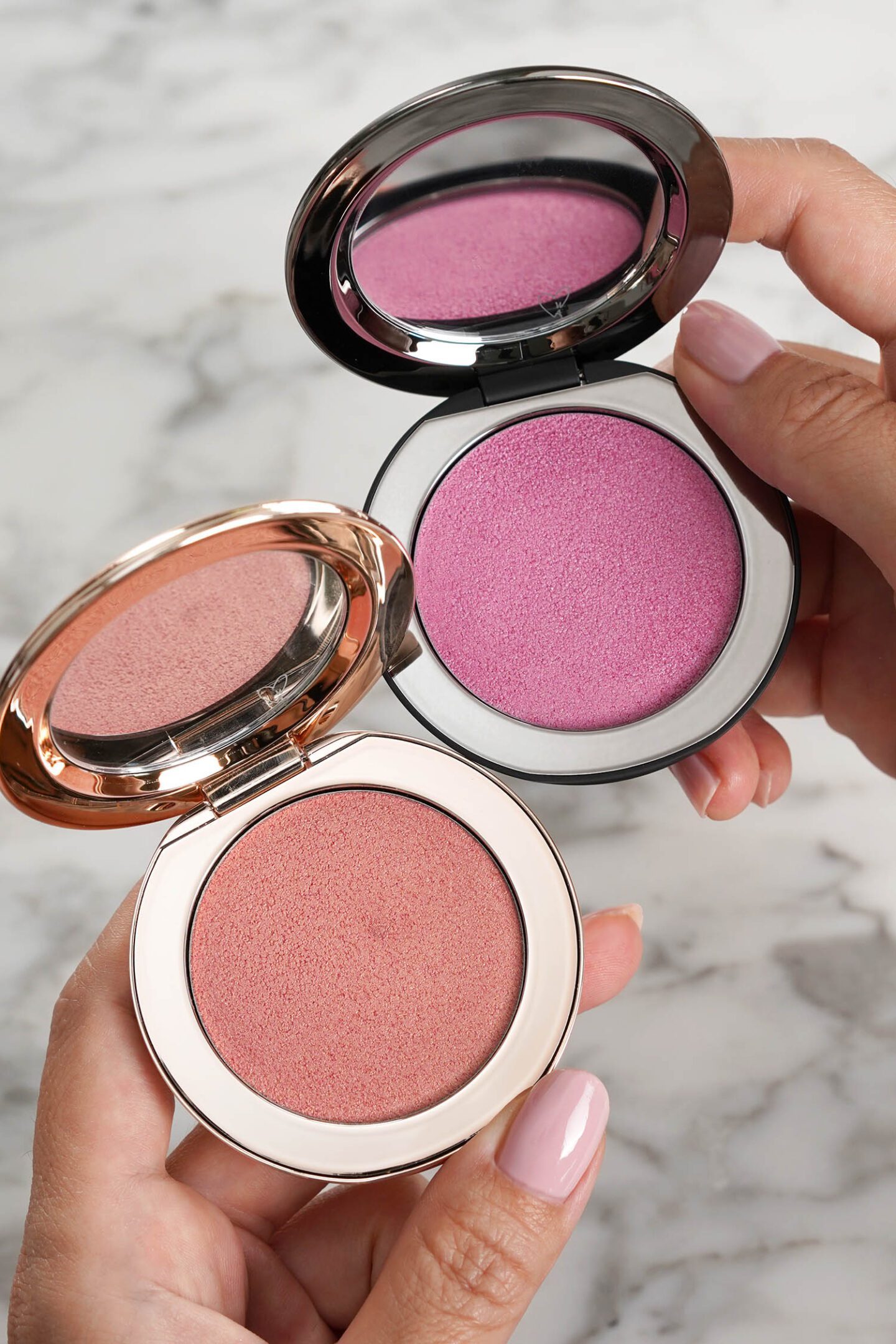 Westman Atelier Super Loaded Tinted Highlight Peau de Sante and Peau de Peony