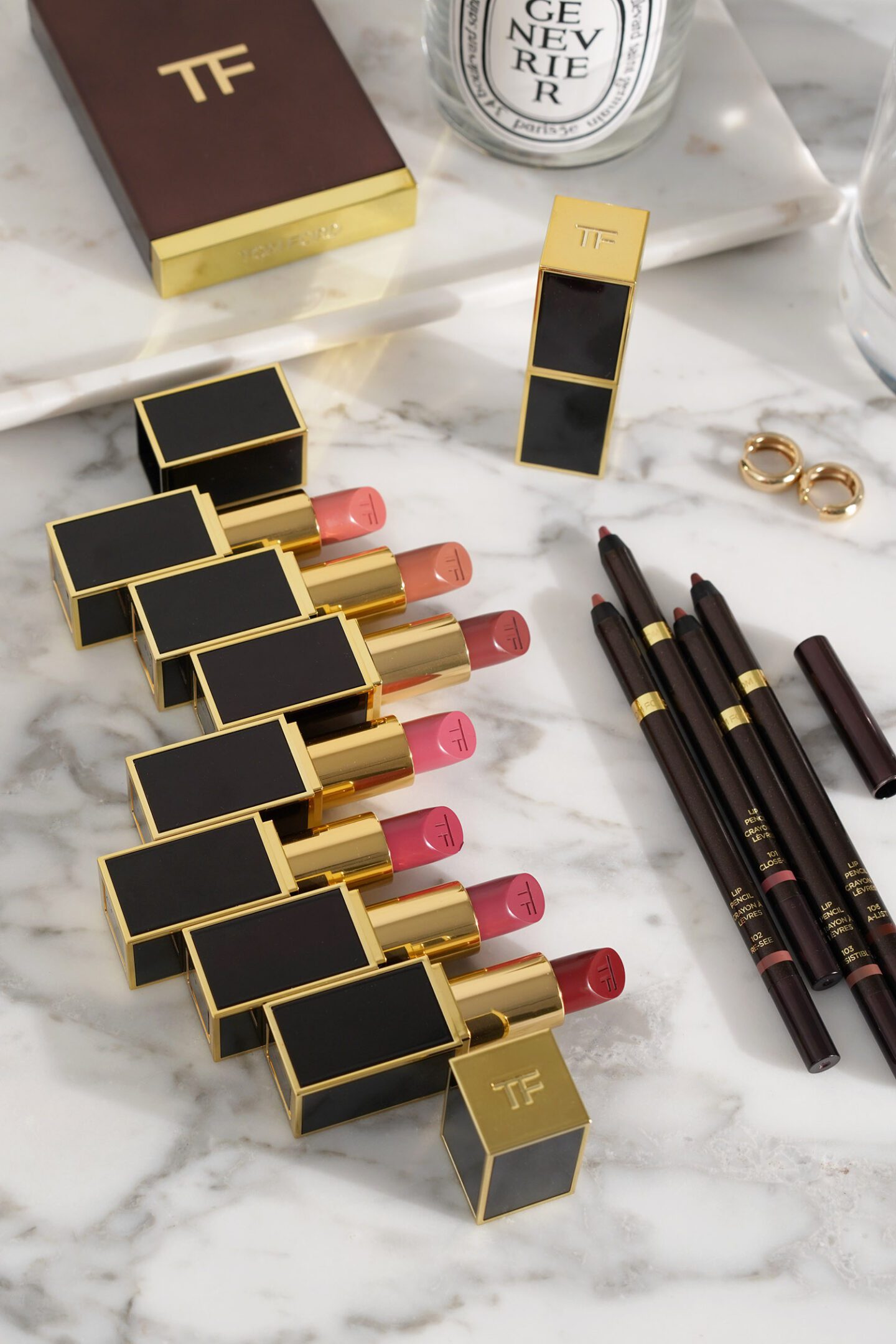 New Tom Ford Lip Color Lipstick + Lip Pencils