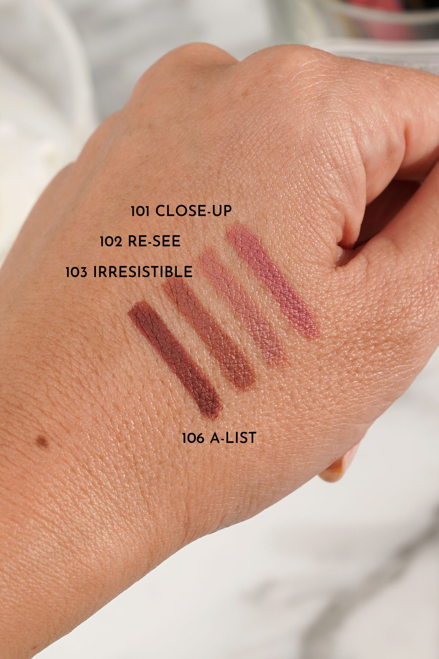 New Tom Ford Lip Liner swatches