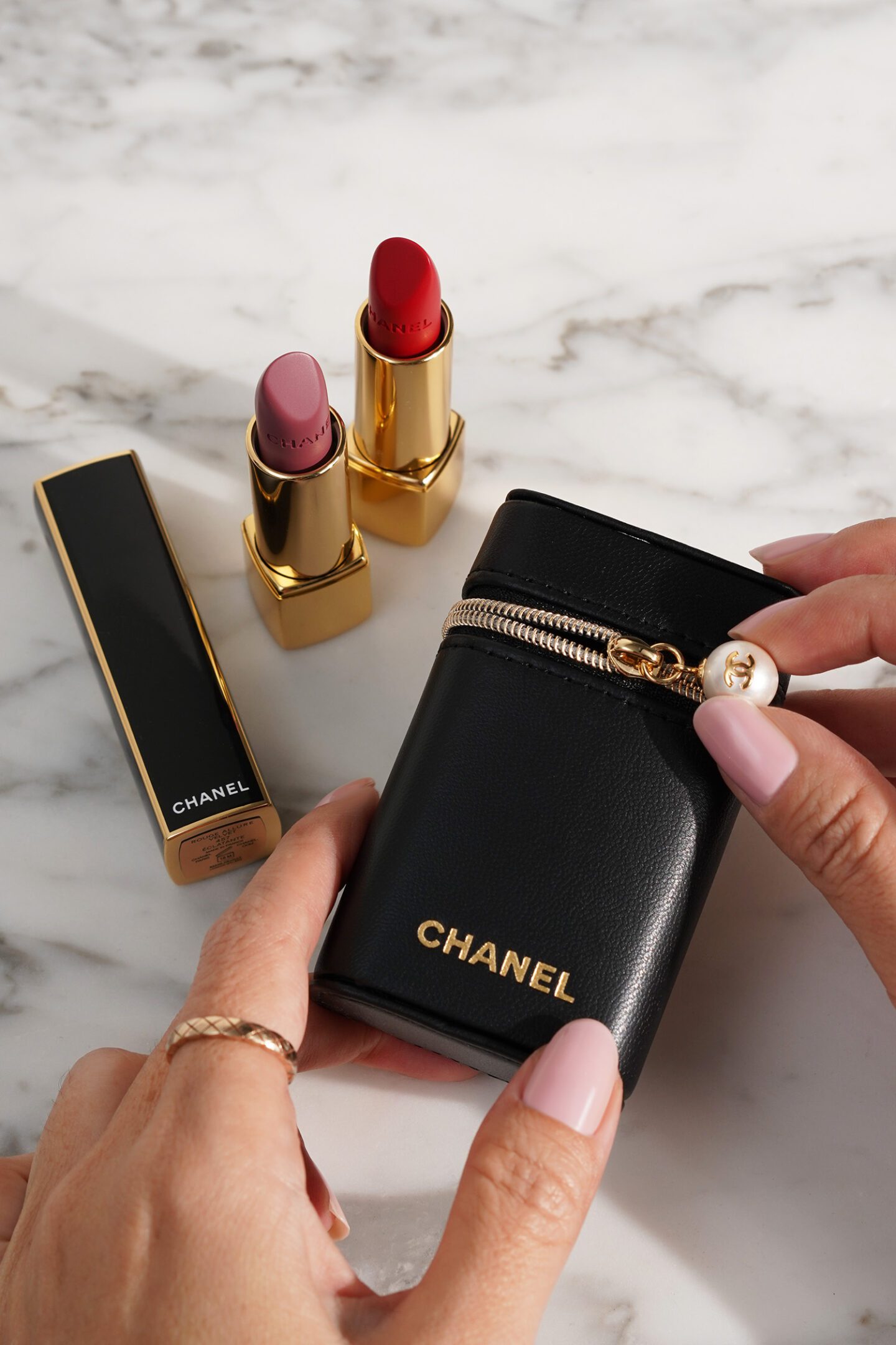 Chanel Rouge Allure Velvet Les Perles Set 