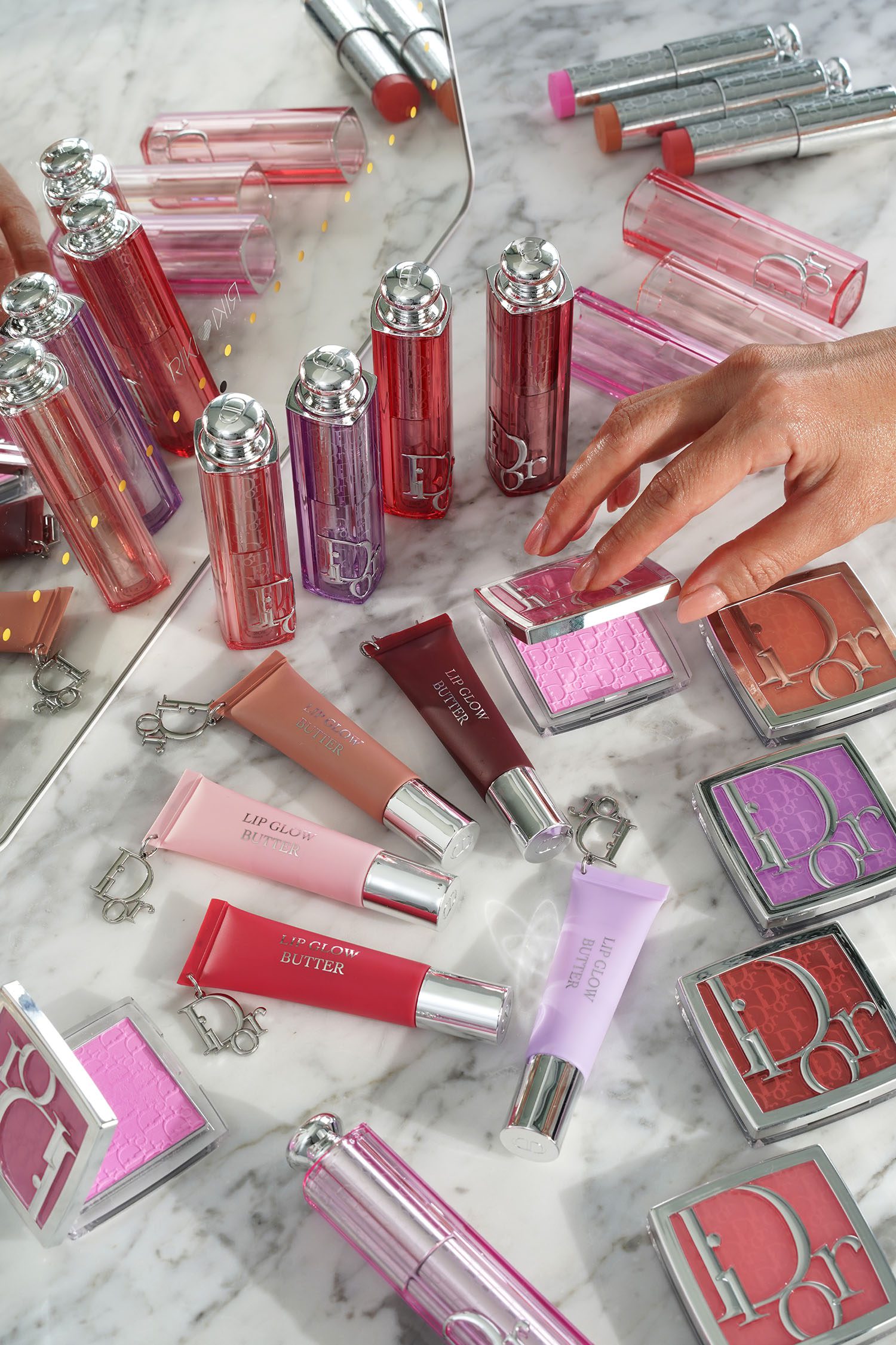 Dior Backstage Rosy Glow Powder Blush, Blush Stick + Lip Butter