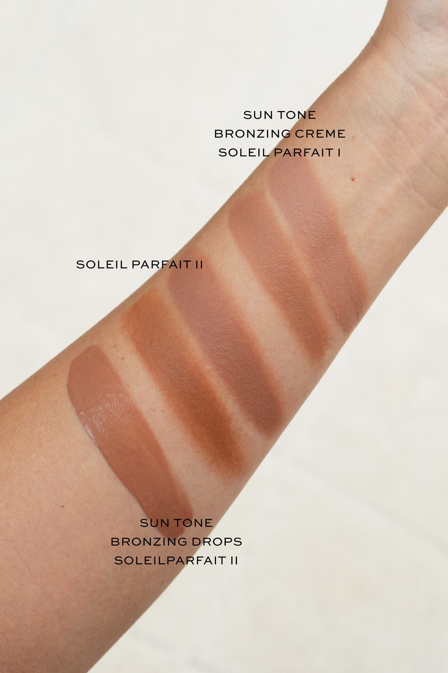 Westman Atelier Sun Tone Bronzing Creme swatches